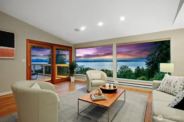 The views at dusk are just as enjoyable.