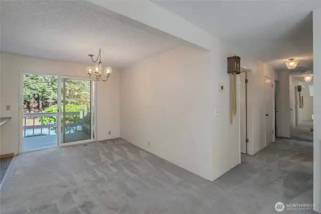 Dining area and hall
