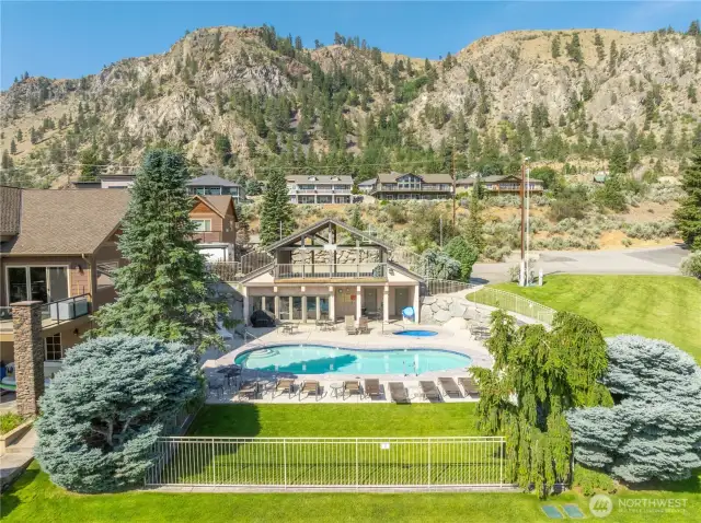 Owned by the HOA. Pool, Lockers & Cabana/Clubhouse