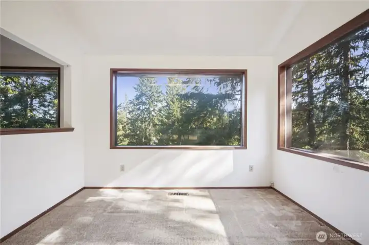 Lovely space off the living room -- perfect for a reading room or home office.