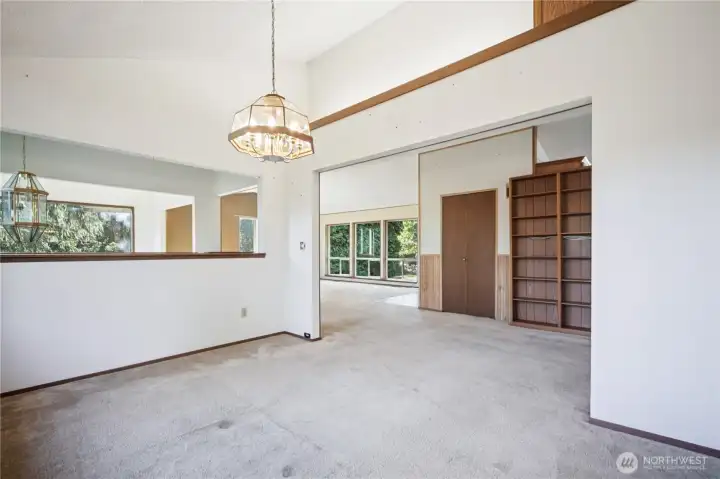 Formal dining room.