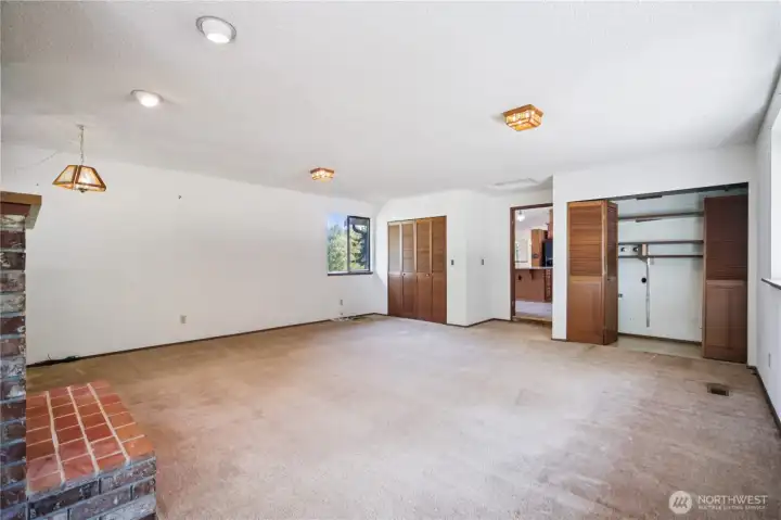 Another angle of family room.