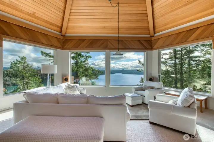 Stunning views are found in every room.