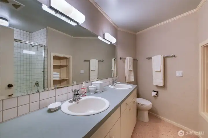This is the third full bathroom.