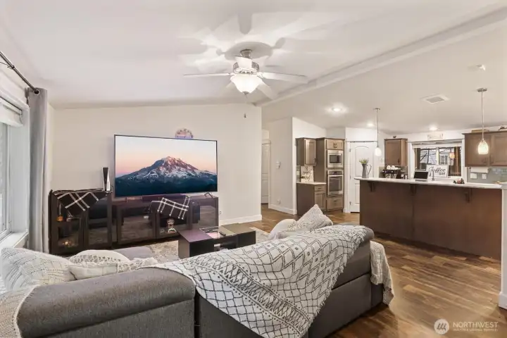 Open-concept layout connects living, kitchen, and dining for easy everyday living.