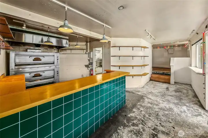 Bar counter at restruant space