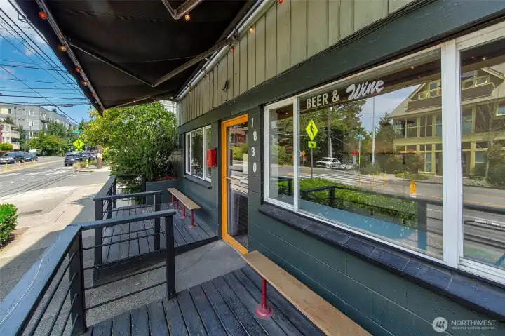 Imagine your patrons enjoying food and drinks on 12th Ave in front of your dream dining experience.