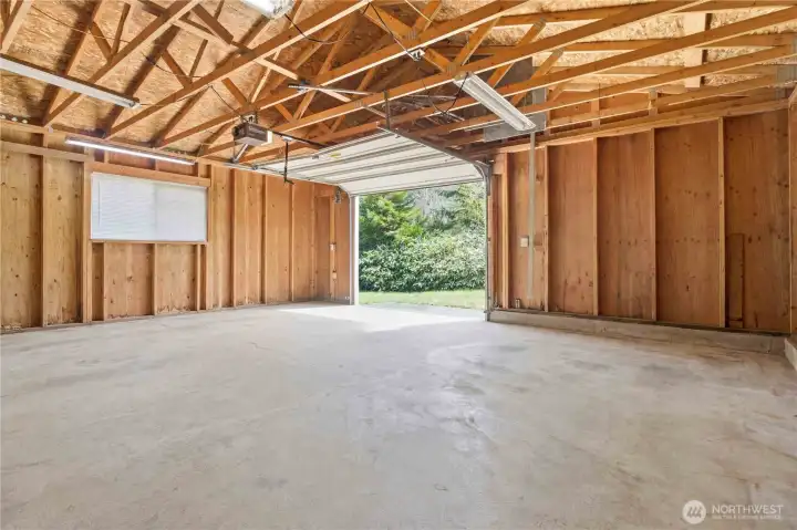 Large garage is 480 sf.