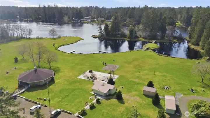 Loomis Lake access in the Sunset Sands neighborhood.