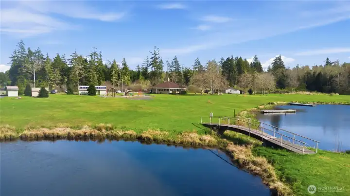 Peaceful way to spend the afternoon relaxing by the lake.