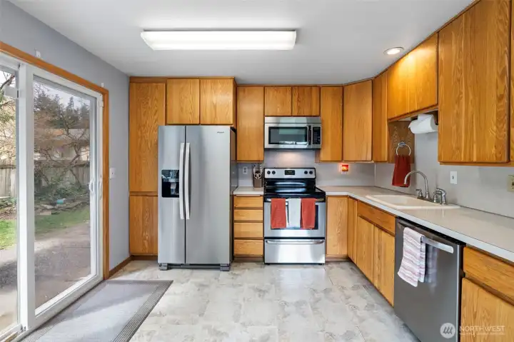 Stainless appliances