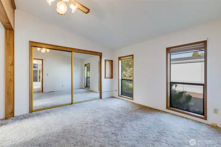 Primary Bedroom w/ large closets