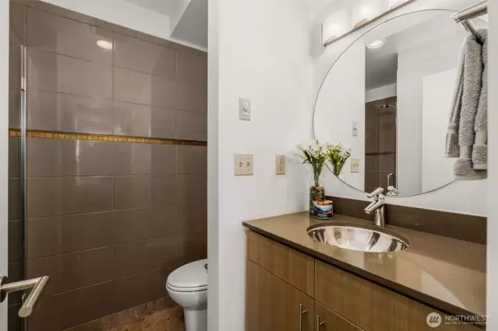 Primary bath with shower Primary bath with shower