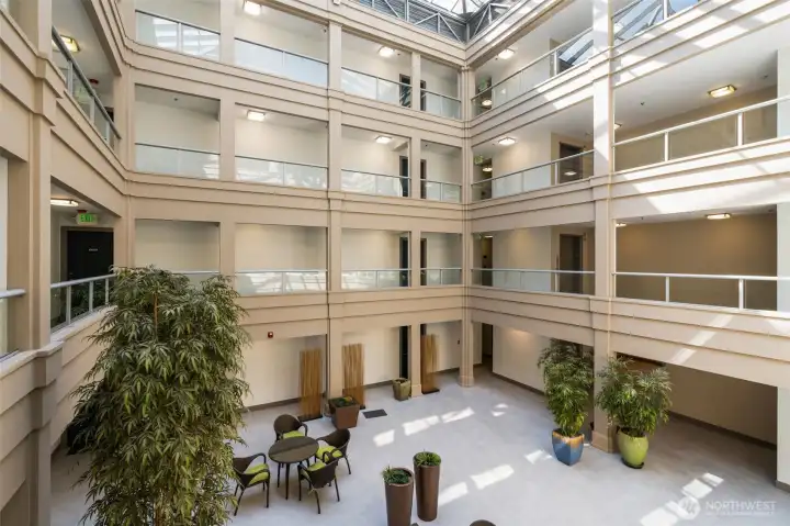 Building atrium lobby entrance Building atrium lobby entrance