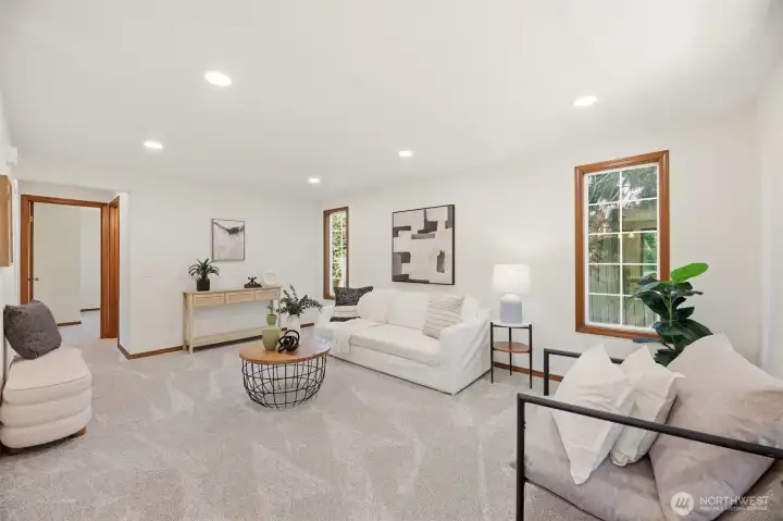 Living room off entrance