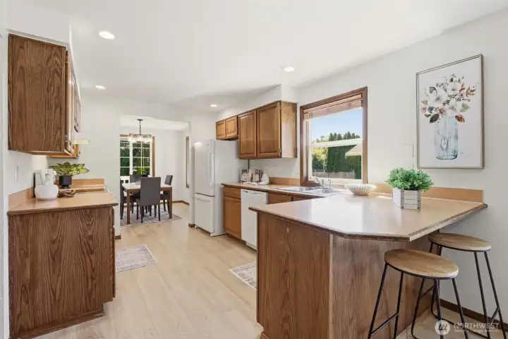 Cute well maintained kitchen