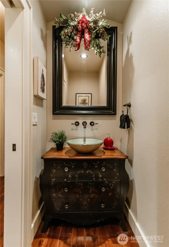 Half bath.