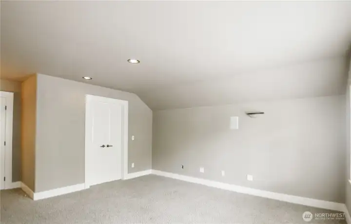 Another view of the bonus room bedroom.