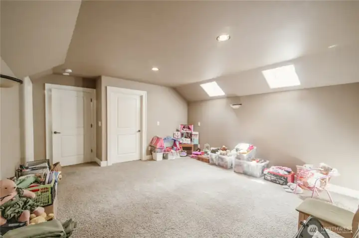 This portion of the bonus room also has a door and closet and can be used as a bedroom.