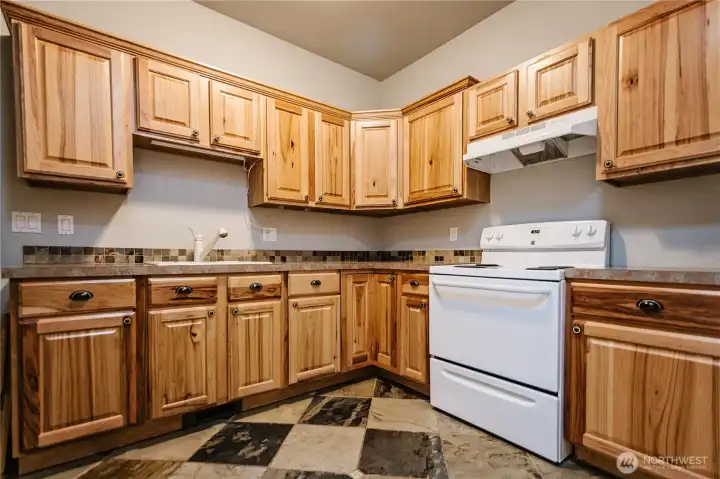 Apartment kitchen.