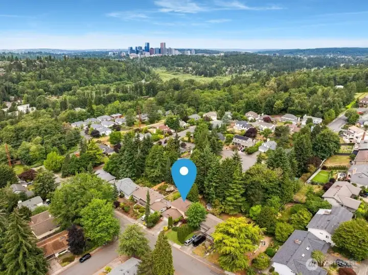 Near downtown Bellevue, Factoria and Bellevue College