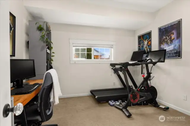 3rd bedroom, or office & home gym!