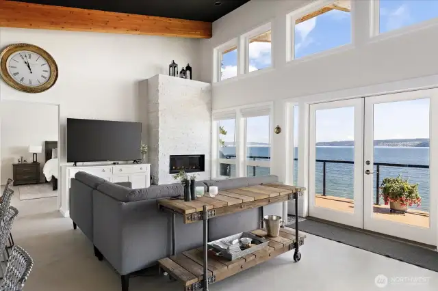 Vinyl insulated windows with screens and blinds are also enjoyed in this home. Primary ensuite #2 is to the left of the picture.