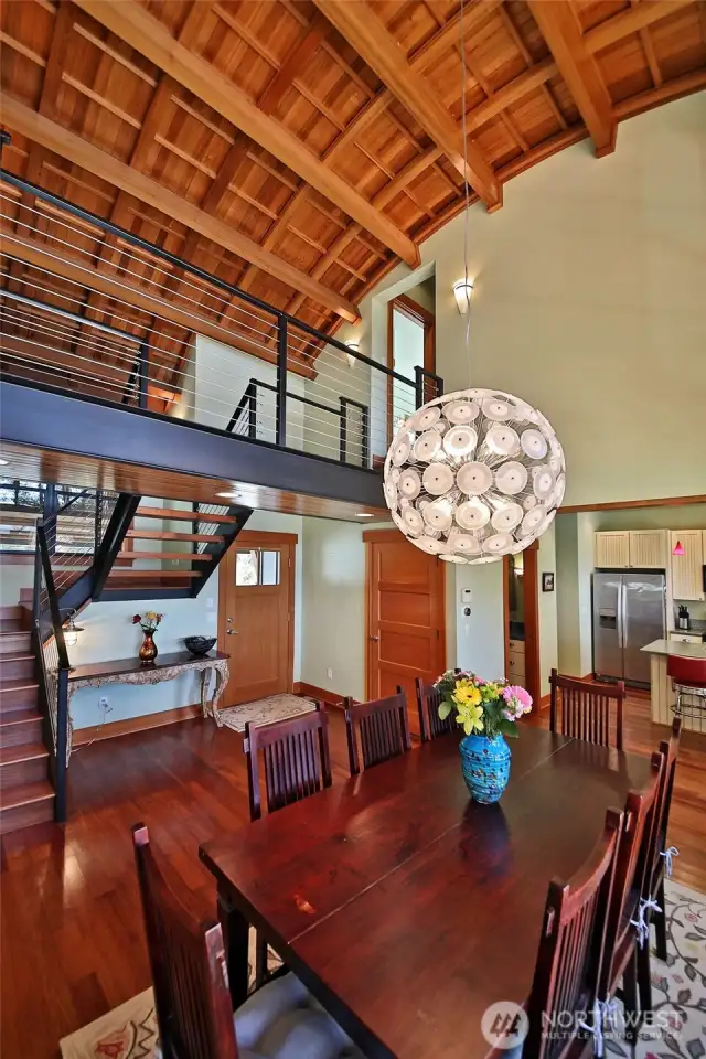 Barrell roof is stunning!
