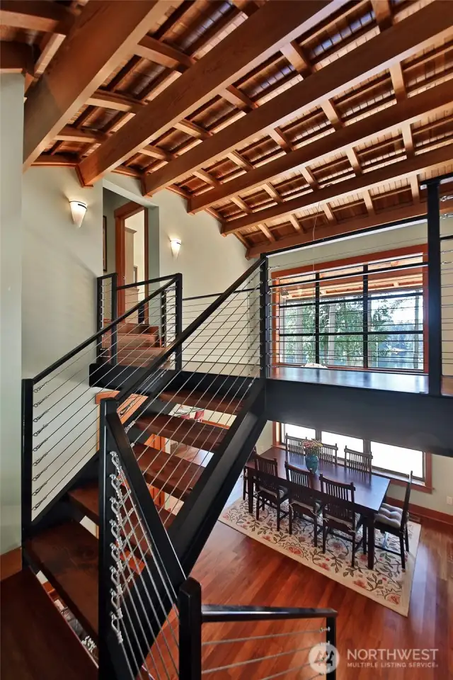 Let's go upstairs.