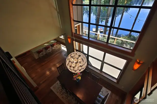 View from upstairs.