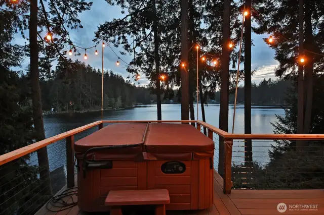 Evening setting.