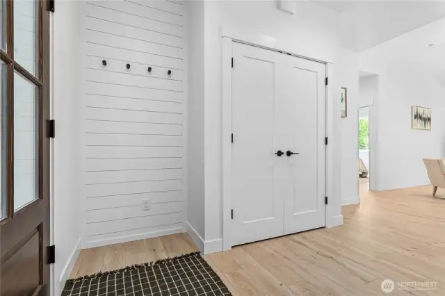 Coat Closet/Bench Area w/ Hooks