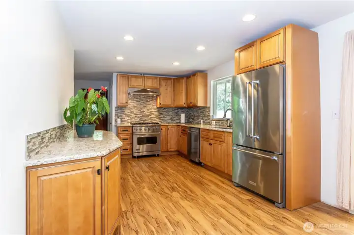 KitchenAid refrigerator, & Jenn-Air wine refrigerator