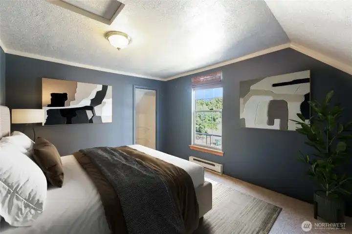 Virtually Staged Additional Upstairs Bedroom