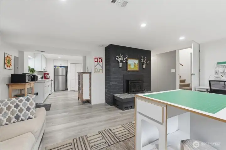 Lower level living room