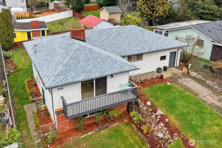 Overview of the property -- New Roof