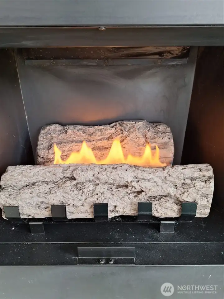 Cozy gas fireplace  HOA pays gas bill