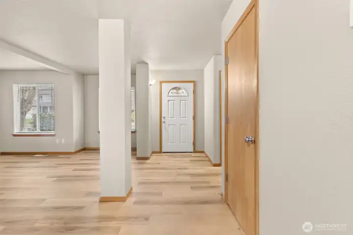 Light and bright entry greets you and your guess