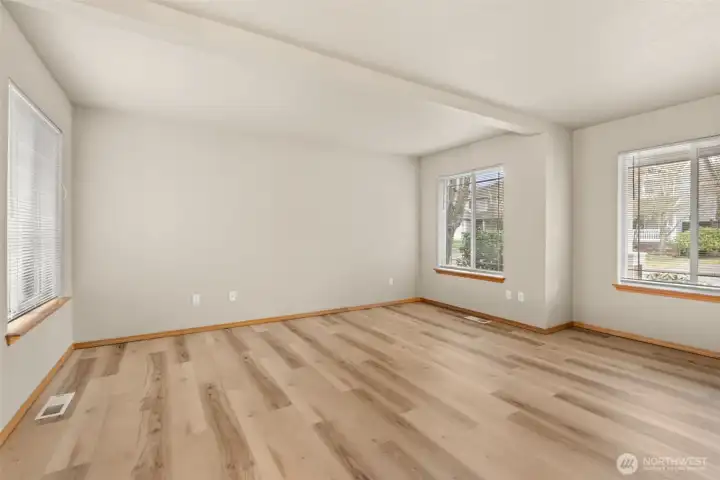 Spacious living room