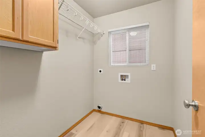 Large laundry room on main floor