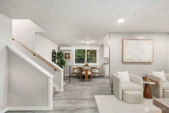 View from main entry.