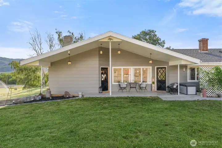 Eastern side of home - into kitchen