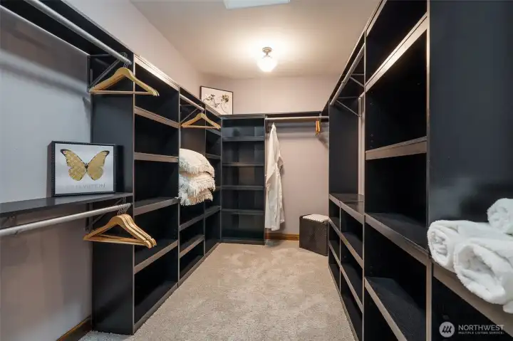 Large walk in closet