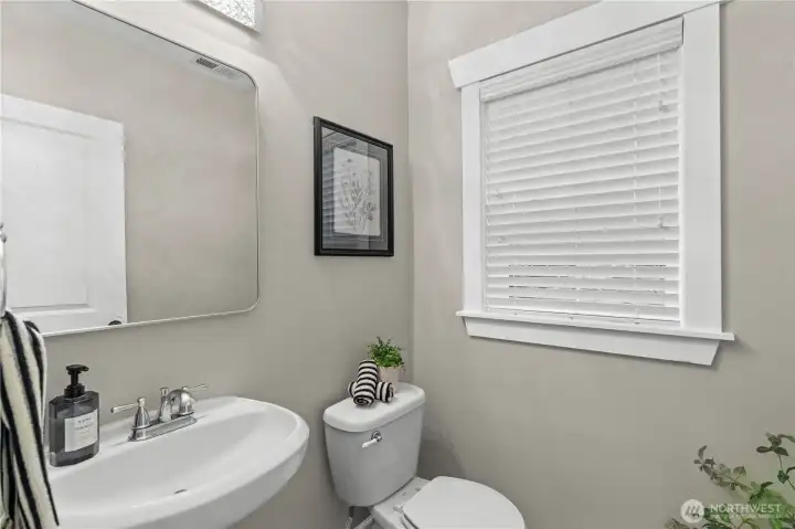 half bath on the main level