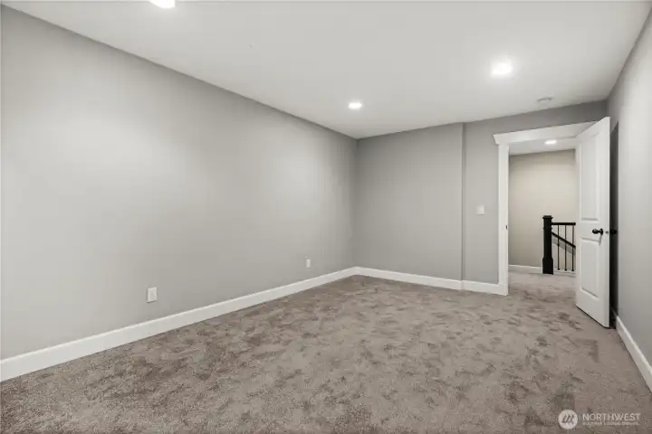 This is a large bonus room upstairs that is not apart of the bedroom count
