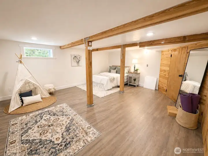 Downstairs room