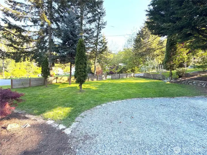 Front and parking area