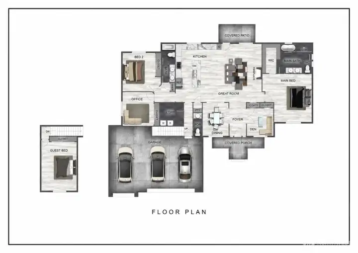 Floor plan for representative purposes - details may vary.