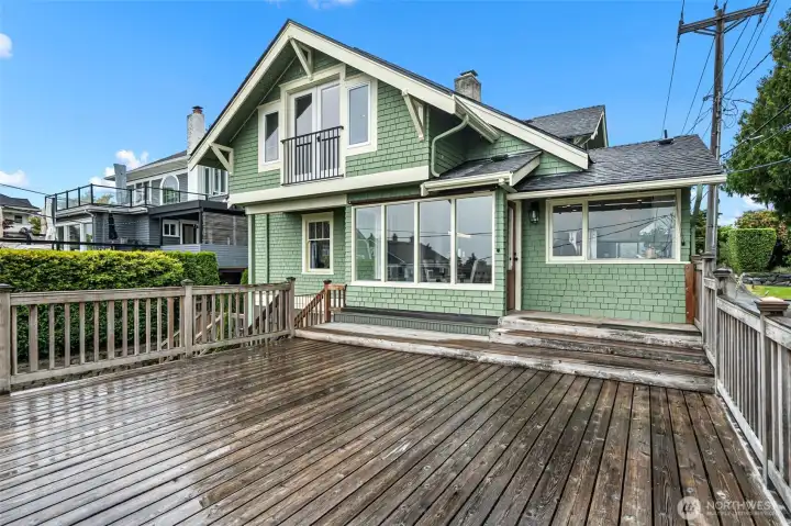 Puget Sound Views from this expansive deck. Puget Sound Views from this expansive deck.
