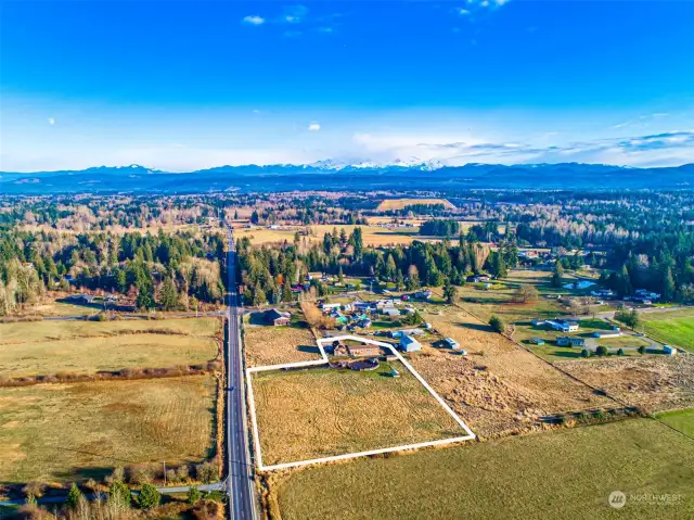 Territorial aerial view